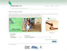 Tablet Screenshot of charitytree.me